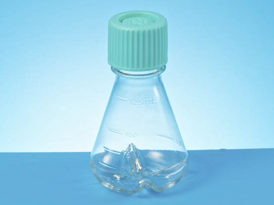 Колба Эрленмейера 125 мл с крышкой-фильтр, TAB012125