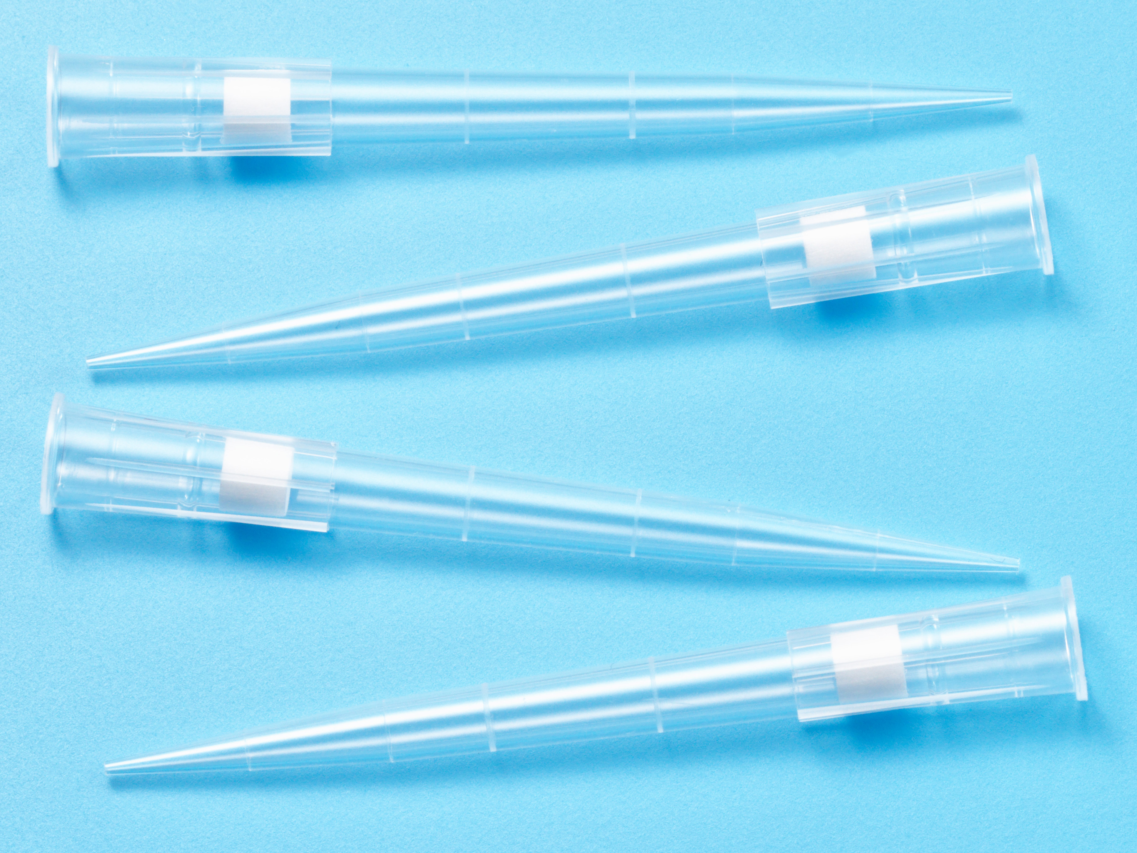 Наконечники для дозаторов с фильтром объем 10-300 мкл., 1000 штук в упаковке