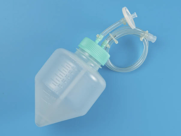 Закрытая система флакон 500 мл с двух-портовой крышкой, конический, CST010500